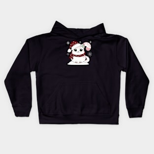 Peppermint Kitty Kids Hoodie